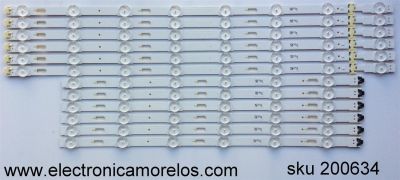 KIT DE LED PARA TV / SAMSUNG CY-WK055HGLV1H / V5DU-550DCA-R1 / V5DU-550DCB-R1 / MODELO UN55KU6500FXZA FA01